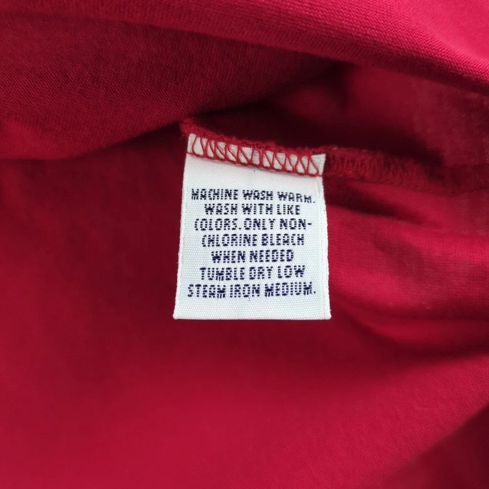 Vintage Polo Golf Ralph Lauren Shirt Mens Medium Red Crest Logo Embroidery